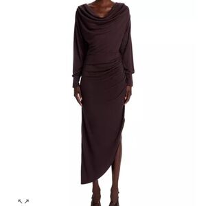 Reiss Jersey Drape Dress
